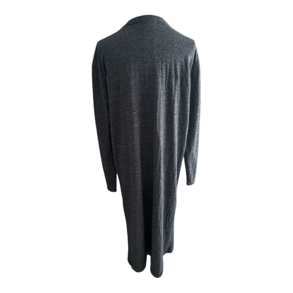 FREE PEOPLE BEACH FP Bicoastal Heather Gray Duster Cardigan Sz L‎ Casual Relaxed - Picture 6 of 10